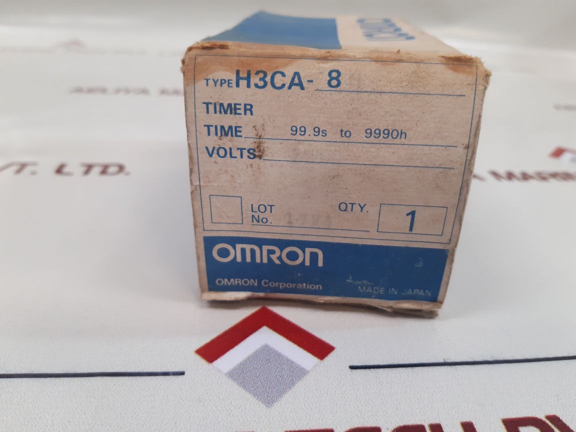 Omron H3Ca-8H Timer 99.9S To 999Oh