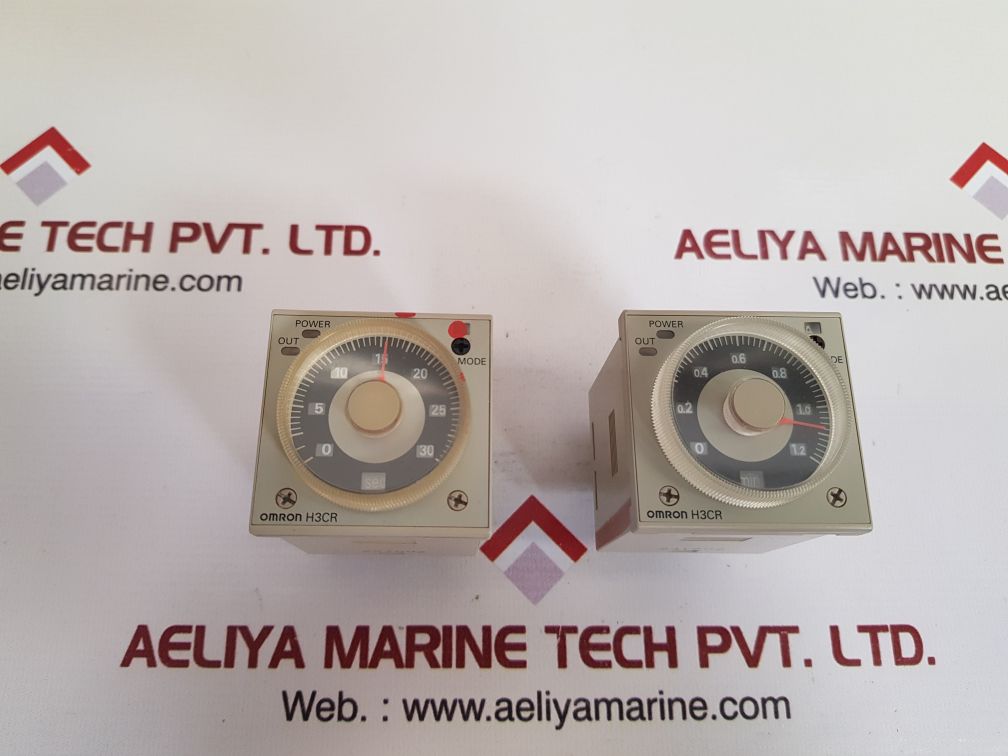 Omron H3Cr-a-315 Timer 24Vdc/Ac 50/60Hz Contact 5A 250Vac - Aeliya Marine Tech