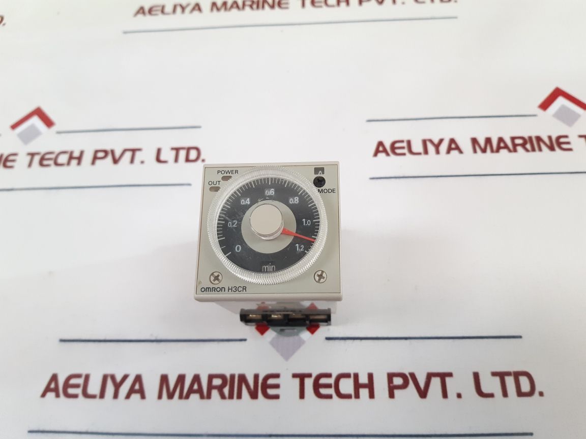 Omron H3Cr-a8 Timer 0-1.2 Min Used