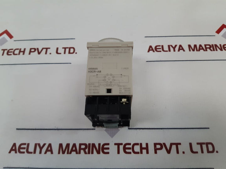 OMRON H3CR-A8 Timer with Base 0-1.2 min 24-48VAC - Aeliya Marine Tech