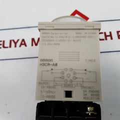 OMRON H3CR-A8 Timer with Base 0-1.2 min 24-48VAC - Aeliya Marine Tech