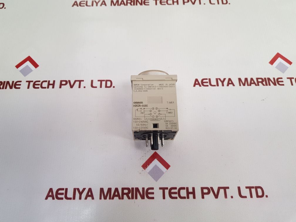 Omron H3Cr-a8E Timer 100-240Vac 100-125Vdc Iec60947-5-1