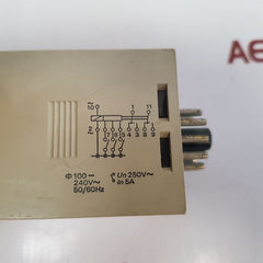 Lot of 2X Omron H3CR-A Time Delay Relay 50/60Hz 5A 250VAC