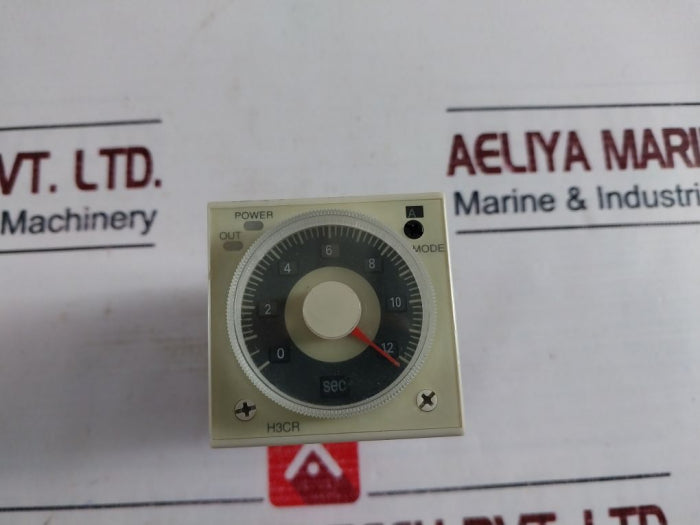 Lot Of 2x Omron H3cr-a Electronic Timer 24vdc/ac 5a 250vac