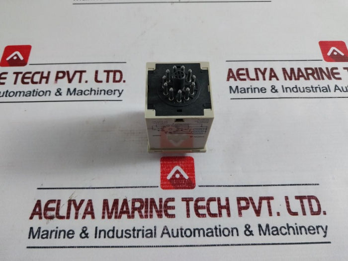 Lot Of 2x Omron H3cr-a Electronic Timer 24vdc/ac 5a 250vac