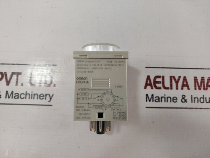 Omron H3Cr-a Timer Relay 5A 250Vac