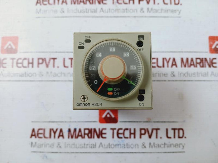 Omron H3Cr-f8 Series Din Rail Panel Mount Timer Relay 100-240Vac 50/60Hz