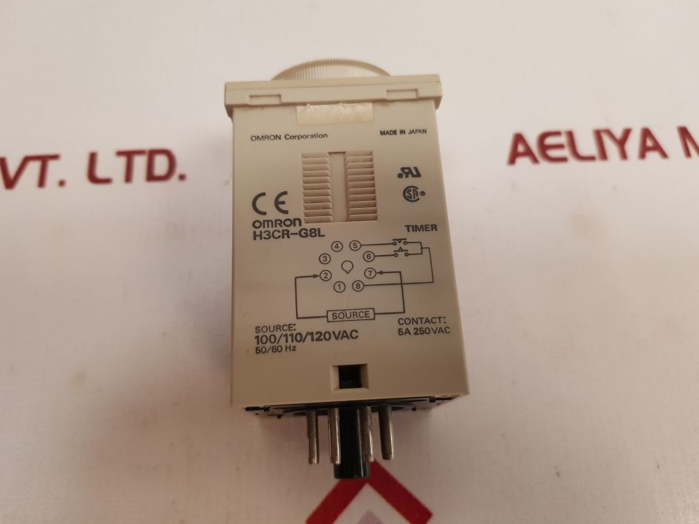 Omron H3Cr-g8L Solid State Timer , 5A 250Vac