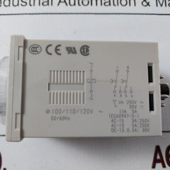 Omron H3Cr-h8L Timer 0 To 12 Sec
