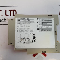 Omron H3DE-S2 timer 0.1S-120H 24-230VAC/DC 50/60HZ