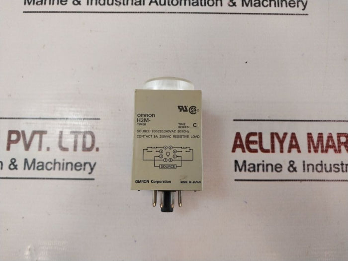 Omron H3M Timer 0 To 3.0 240 Vac