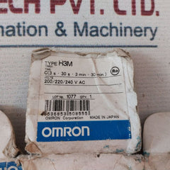 Omron H3M Timer 200/220/240Vac 50/60Hz