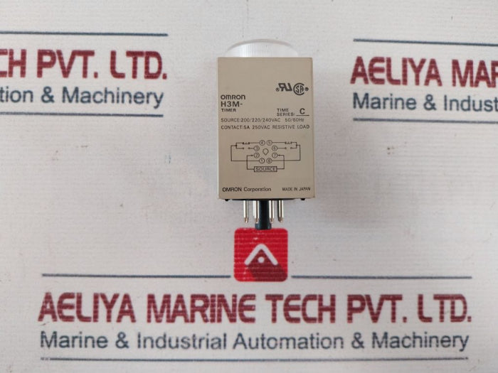 Omron H3M Timer 200/220/240Vac 50/60Hz