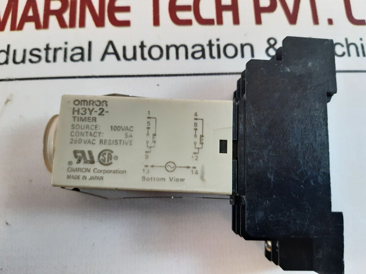 Lot of 3X Omron h3y-2 timer 0 to 120 sec