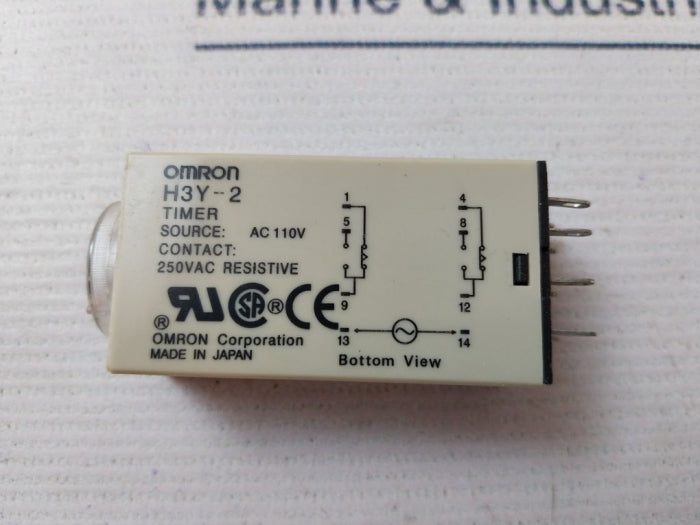 Omron H3y-2 Timer Ac 110V