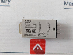 Omron H3Y-2 Timer Relay 24 VAC 0-30 Sec