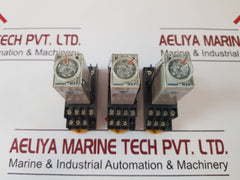 Lot of 4X OMRON H3Y-4 Timer Relay 24VDC 3A Timer 0-5 Sec