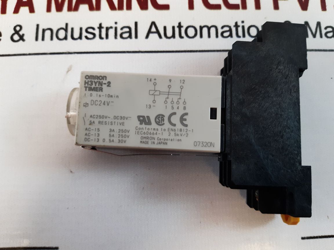 Omron H3Yn-2 Timer 5A 0.1S-10Min