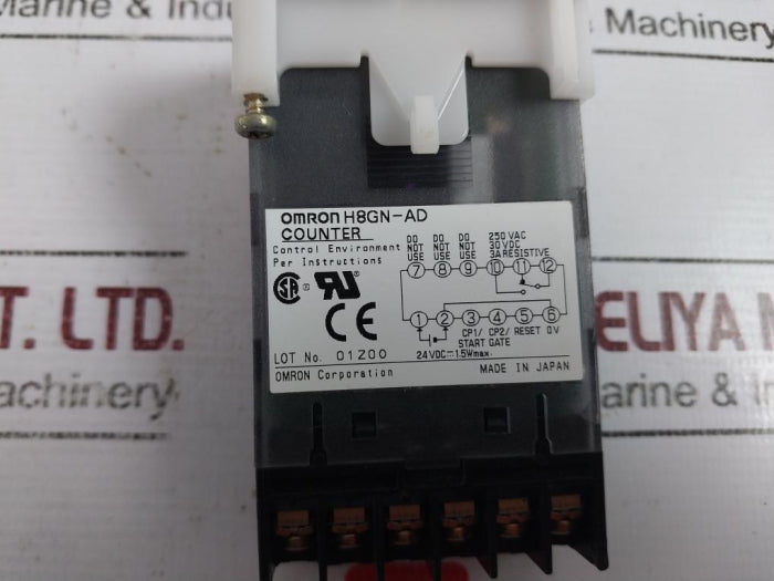 Omron H8Gn-ad Preset Counter 24Vdc-1.5W Max
