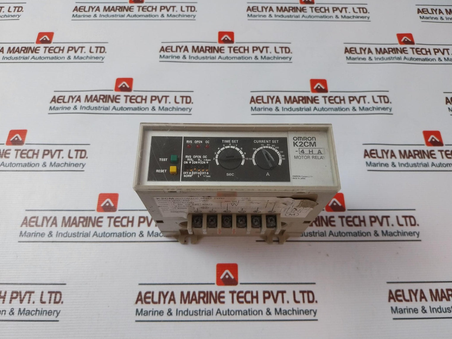 Omron K2Cm-4Ha Motor Relay 400/440 Vac