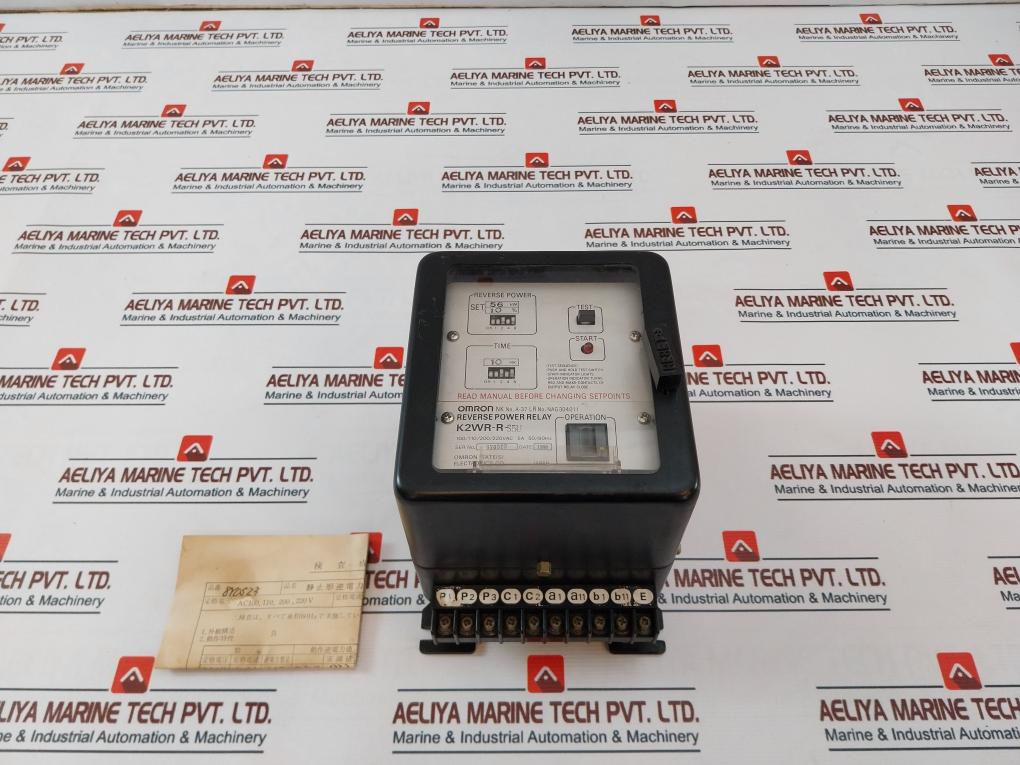 Omron K2Wr-r-s5U Reverse Power Relay 100110200220Vac 5A 5060Hz