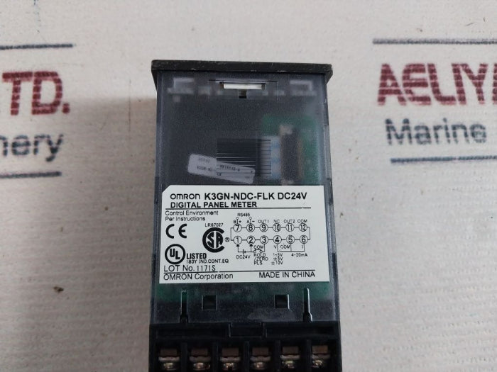Omron K3Gn-ndc-flk Digital Panel Meter Dc24V 4-20Ma