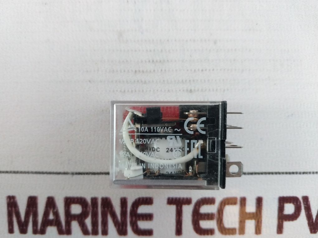 Lot Of 6X Omron Ly2N Relay 12A 240Vac