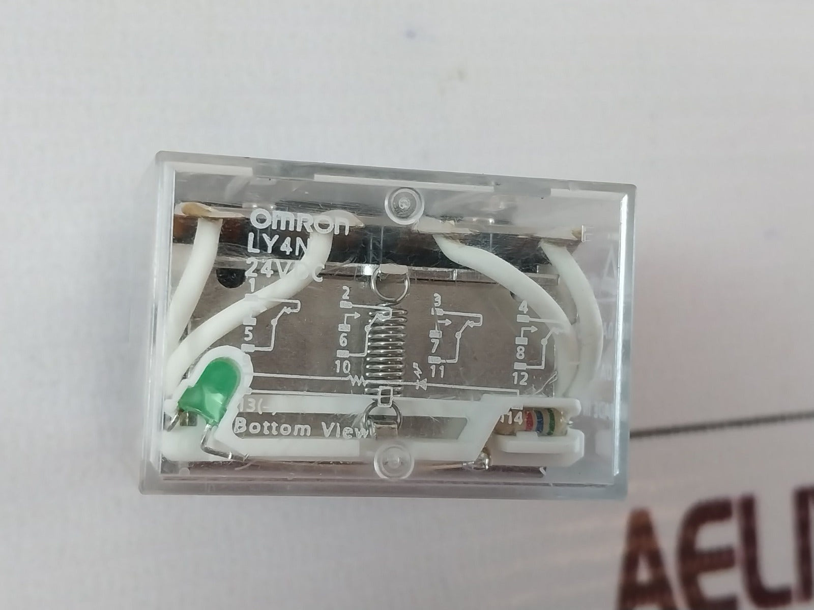 Lot of 7X Omron LY4N Relay 10A 110VAC