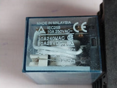 Omron LY4NJ Power Relay With Socket 24VDC