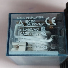 Omron LY4NJ Power Relay With Socket 24VDC