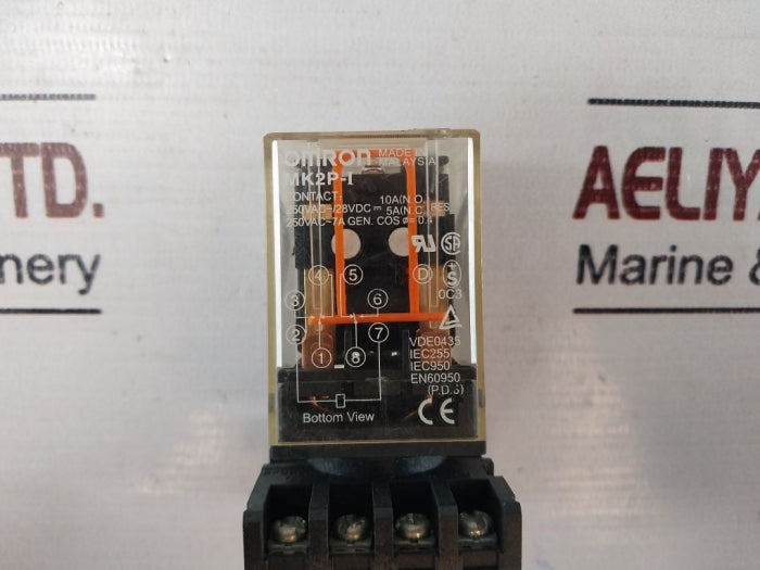 Omron Mk2P-i Relay With Base