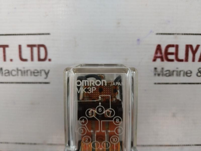 Omron Mk3P Coil Relay W/Base Unit 100/110Vac