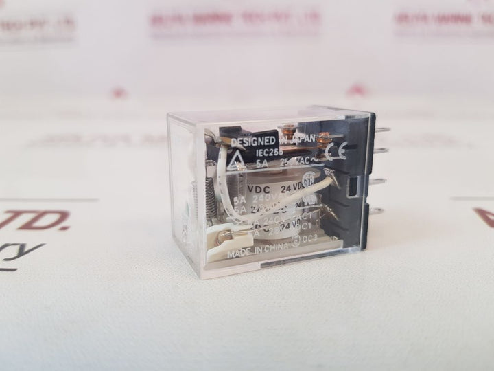 Lot of 4X OMRON MY2N Power Relay 5A 24VDC IEC255