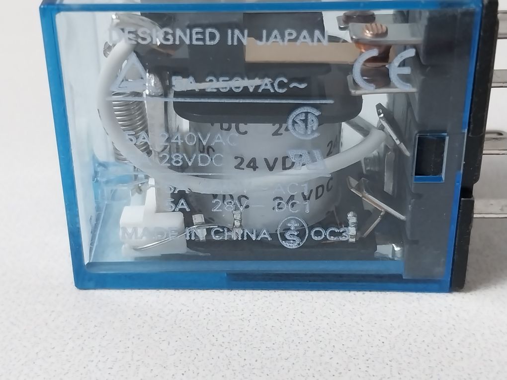 Omron My2N-j Relay With Pyf08A-e Socket 5A 250Vac