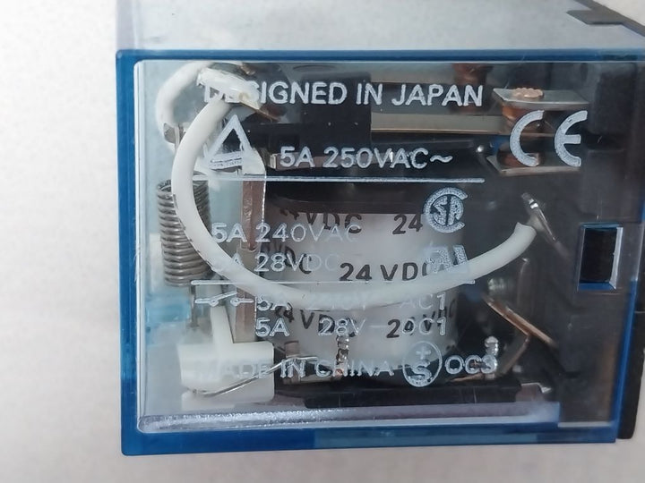 Omron My2N-j Relay With Pyf08A-e Socket 5A 250Vac