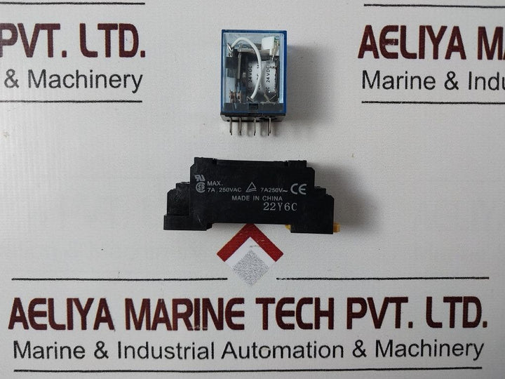 Omron My2N-j Relay With Pyf08A-e Socket 5A 250Vac
