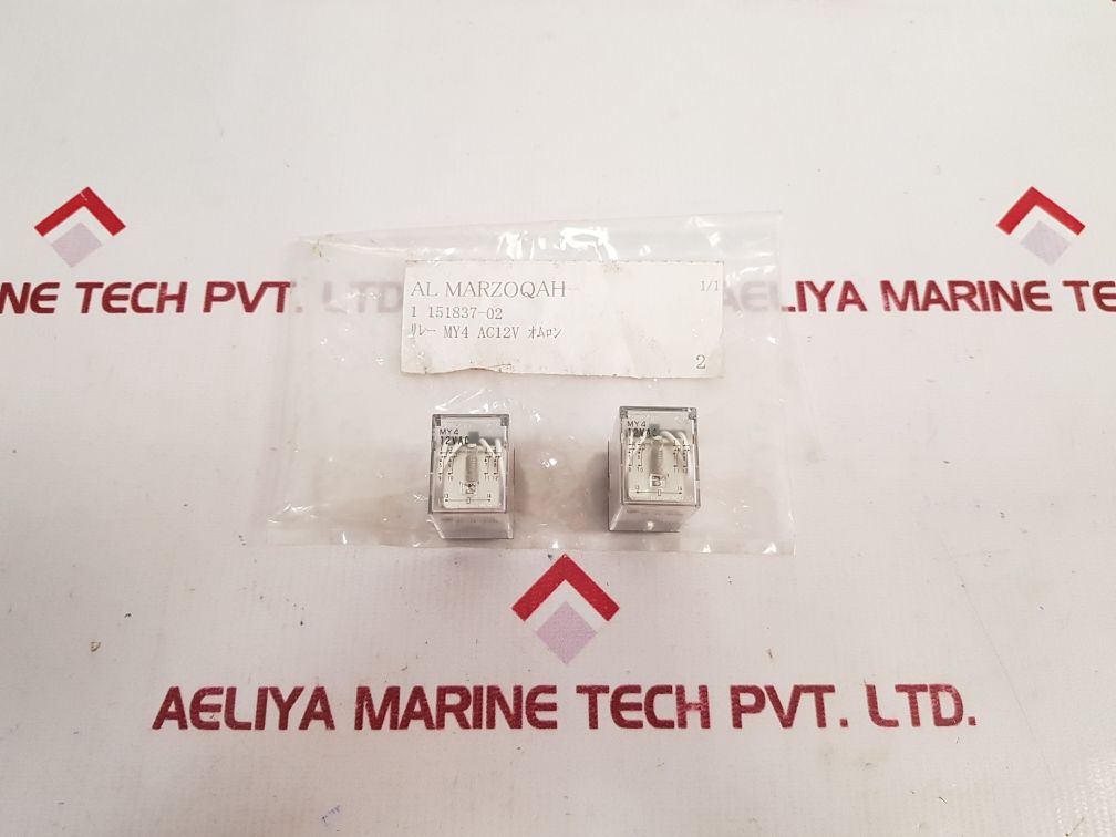 Lot of 2X OMRON MY4 Miniature Power Relay