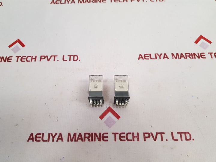 Lot of 2X OMRON MY4 Miniature Power Relay