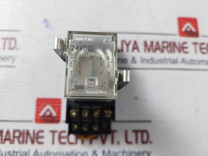 Omron My4 Relay With Socket 24Vdc