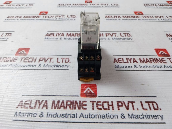 Omron My4 Relay With Socket 24Vdc
