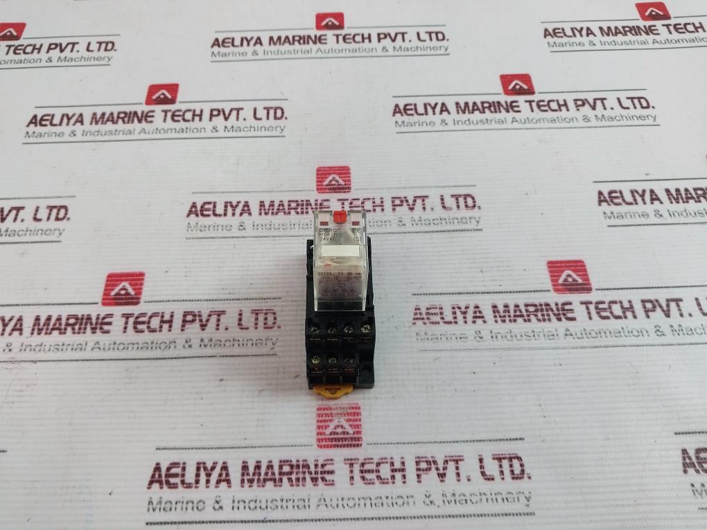 Omron My4In Relay With Base 5A 250Vac