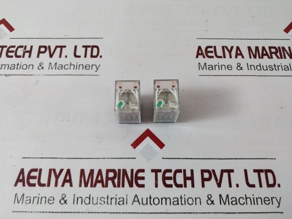 Lot of 4X OMRON MY4N-GS Relay 3A 30VDC 3A 250VAC