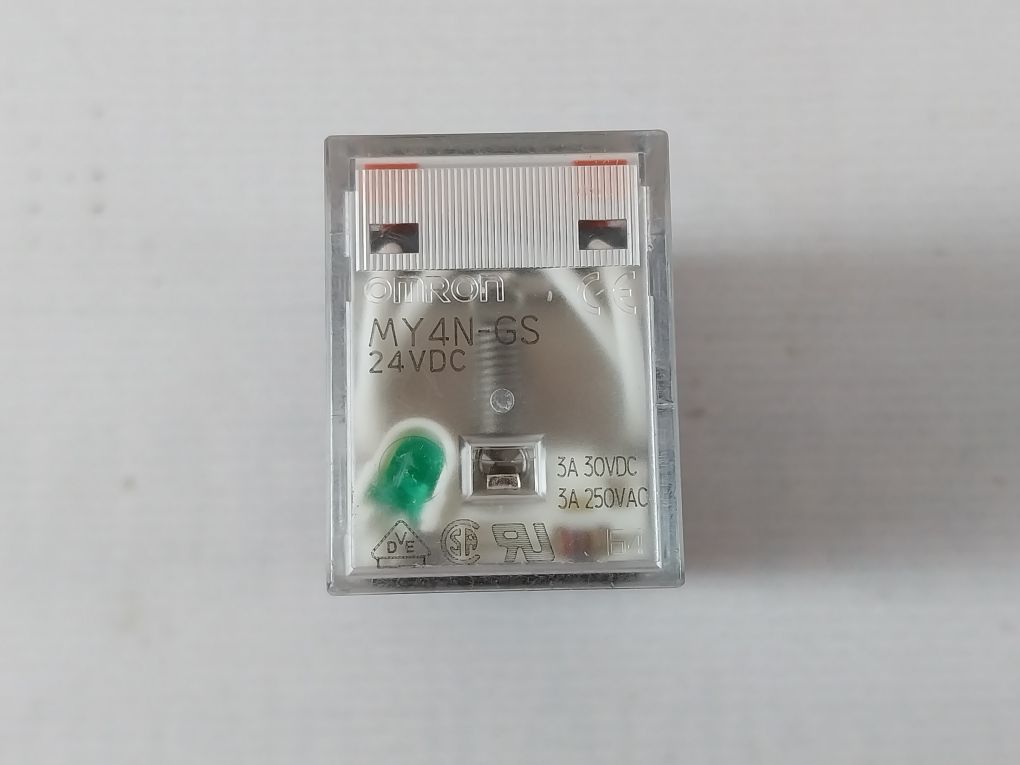 Lot of 4X OMRON MY4N-GS Relay 3A 30VDC 3A 250VAC
