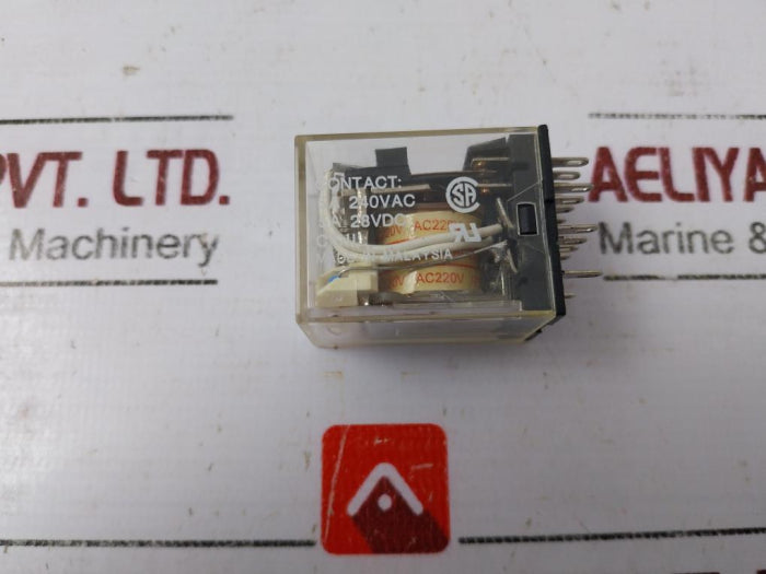 Omron My4N 14-pin Auxiliary Power Relay 5A 240Vac Ac220V 085-000-001