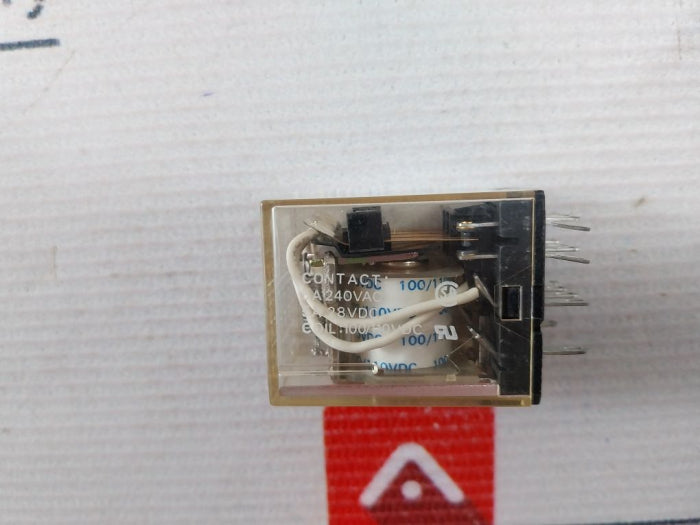 Lot of 2X OMRON MY4Z Control Relay 100/110 VDC SWB-0571.017