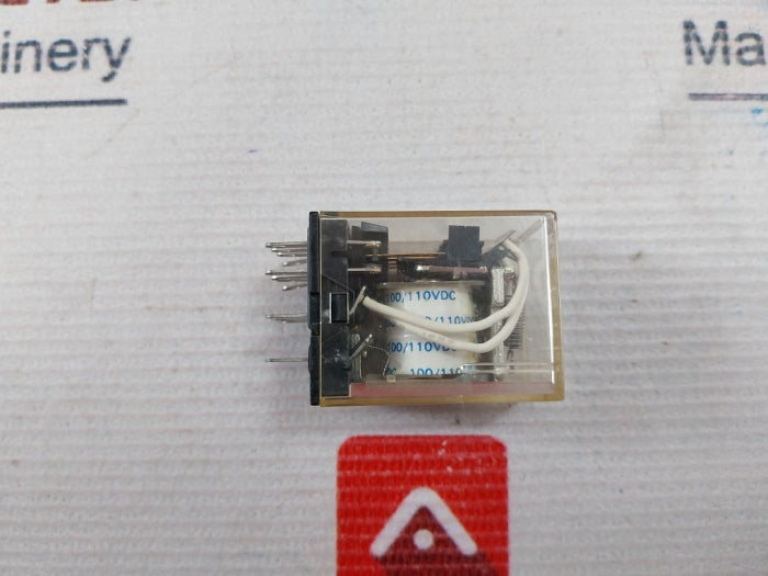 Lot of 2X OMRON MY4Z Control Relay 100/110 VDC SWB-0571.017