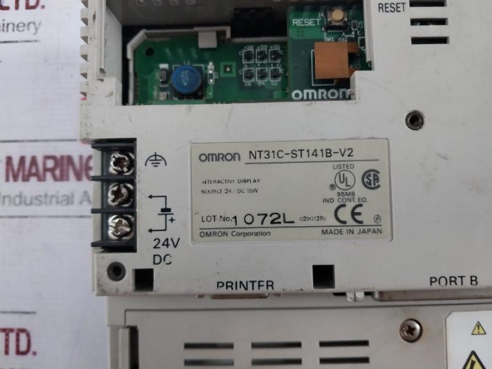 Omron Nt31C-st141B-v2 Touch Screen Panel 24V Dc 15W