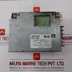 Omron S82J-6205 Power Supply Input 200-240Vac S82Y-j02K 50/60Hz 5Vdc 0334Oa