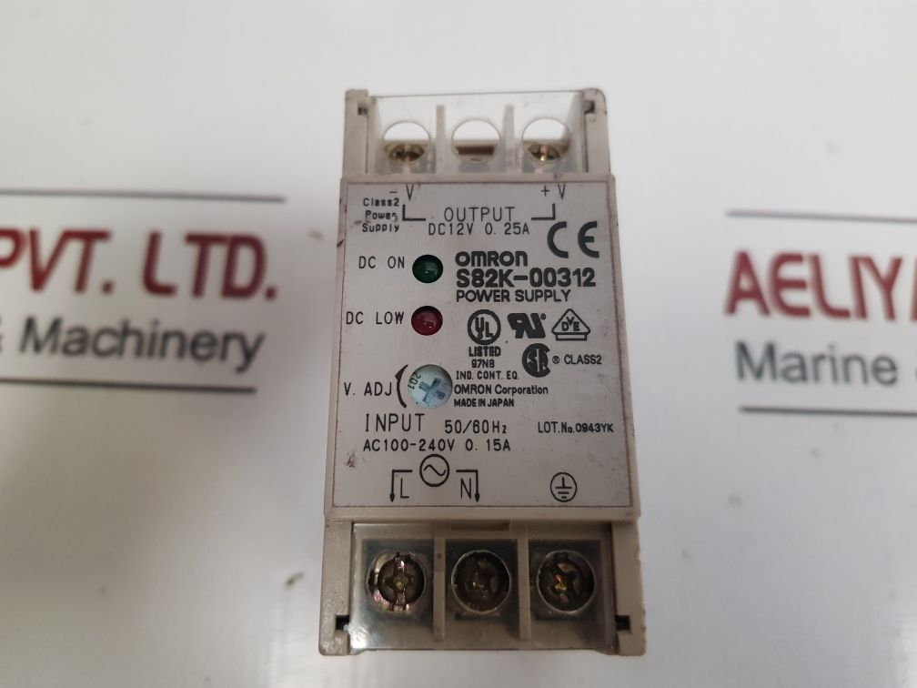 Omron S82K-00312 Power Supply