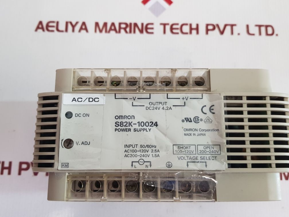 Omron S82K-10024 Power Supply Ac200-240V 1.5A
